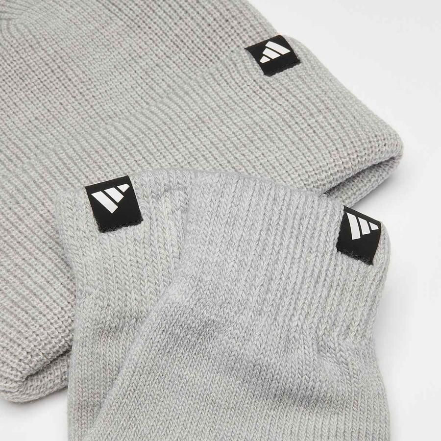 Adidas Originals Glove + Beanie Pack Unisex Mutsen grijs Maat OSFM Accessoires - Foto 2