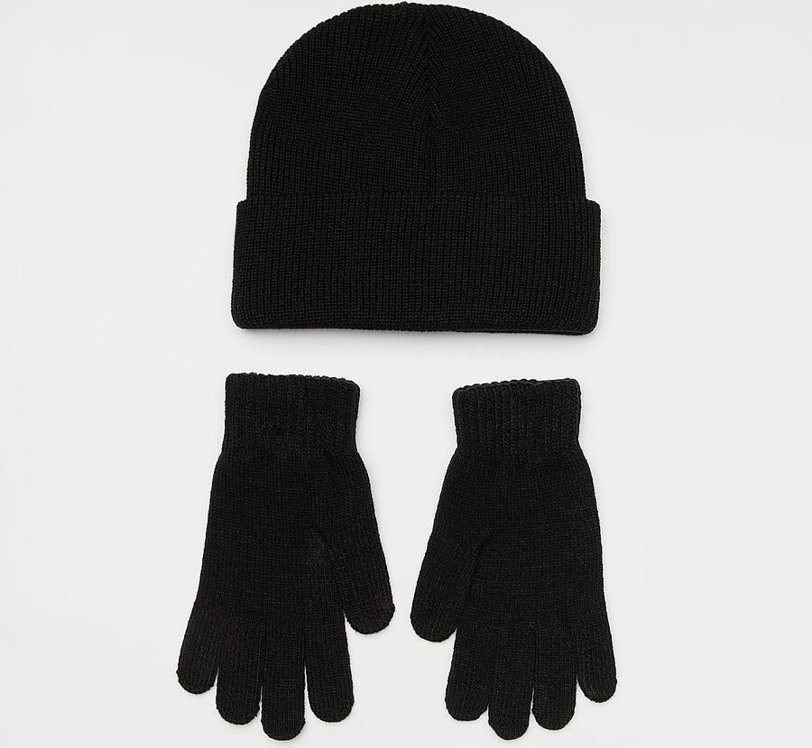 Adidas Originals Glove Beanie Set Unisex Mutsen zwart Maat ONE SIZE Accessoires - Foto 3