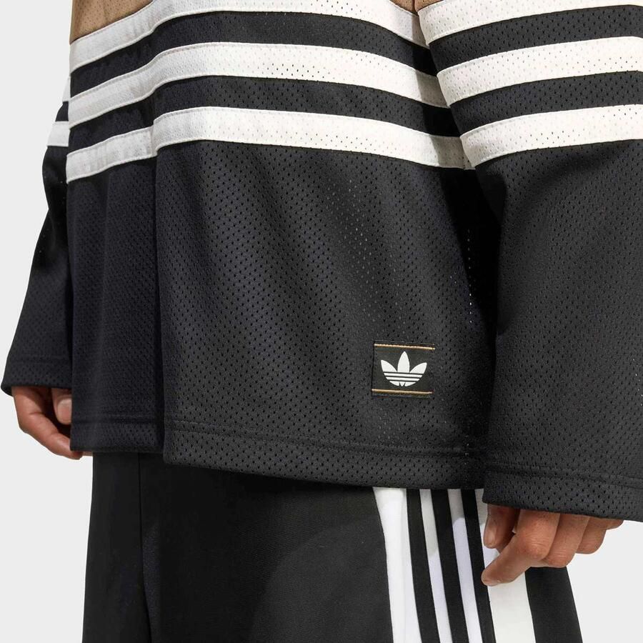 Adidas Originals Hockey Jersey Men Longsleeves beige Maat XL Kleding