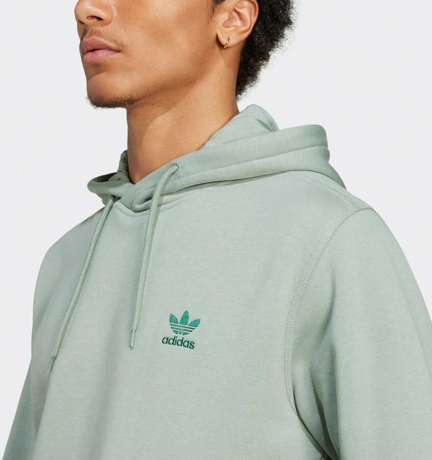 Adidas Originals Hoodie Essentials men Hoodies & Sweaters groen Maat XL Kleding
