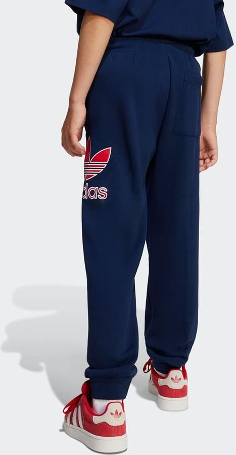 Adidas Originals Kinder-Sweatpants met Groot Logo Unisex Trainingsbroeken blauw Kleding - Foto 4