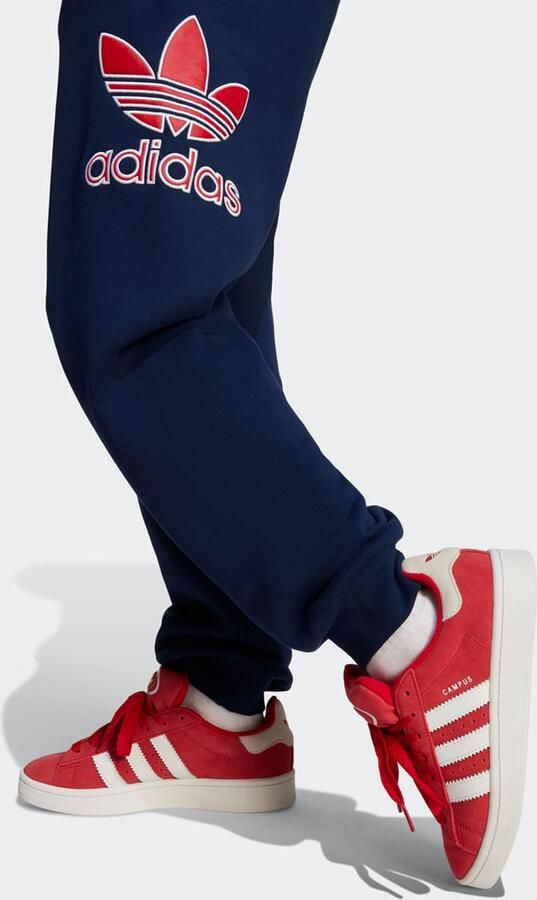 Adidas Originals Kinder-Sweatpants met Groot Logo Unisex Trainingsbroeken blauw Kleding - Foto 3