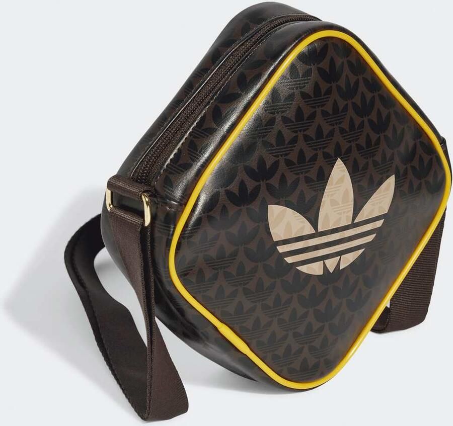 Adidas Originals Monogram Mini Dia t Tas Unisex Schoudertassen bruin Maat ONE SIZE Accessoires