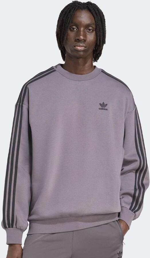 Adidas Originals Oversize Crew Men Hoodies & Sweaters grijs Maat XL Kleding - Foto 3