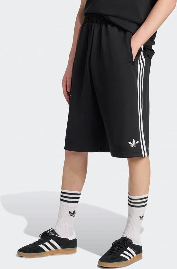 Adidas Originals Oversized 3-Streifen Short Men Sportshorts zwart Maat XL Kleding - Foto 3