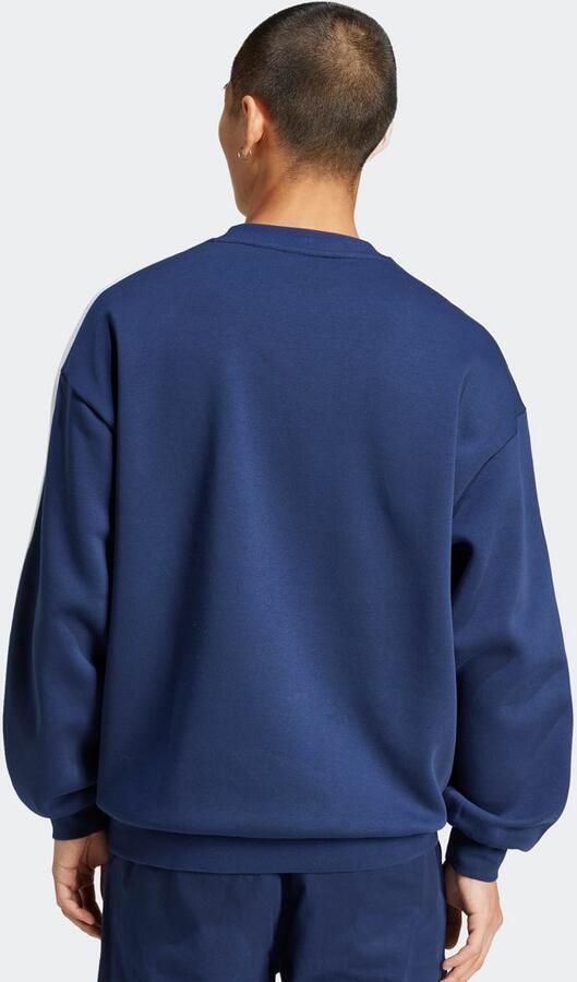 Adidas Originals Oversized 3-strepen crew sweatshirt Men Hoodies & Sweaters blauw Maat XL Kleding - Foto 4