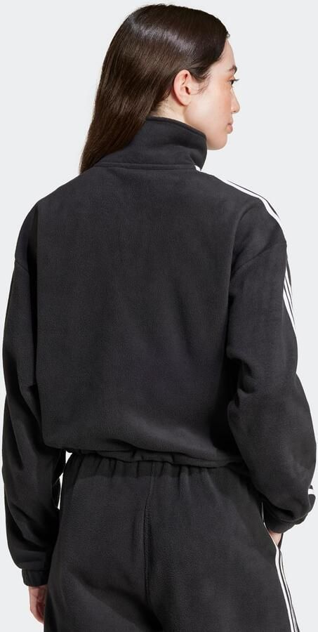 Adidas Originals Polar Fleece Half Zip Women Hoodies & Sweaters zwart Maat XS Kleding - Foto 2