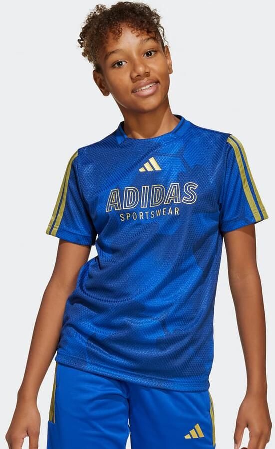Adidas Originals Sportswear T-Shirt Unisex Jersey's blauw Kleding - Foto 3