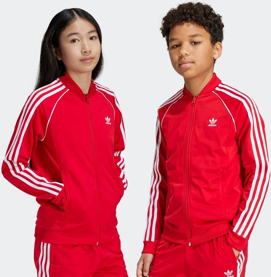 Adidas Originals Superstar trainingsjacke Unisex Trainingspakken rood Kleding - Foto 3