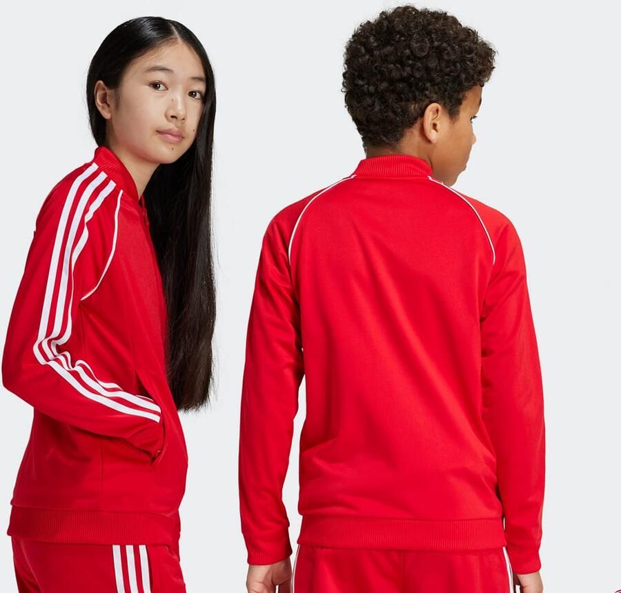 Adidas Originals Superstar trainingsjacke Unisex Trainingspakken rood Kleding - Foto 2