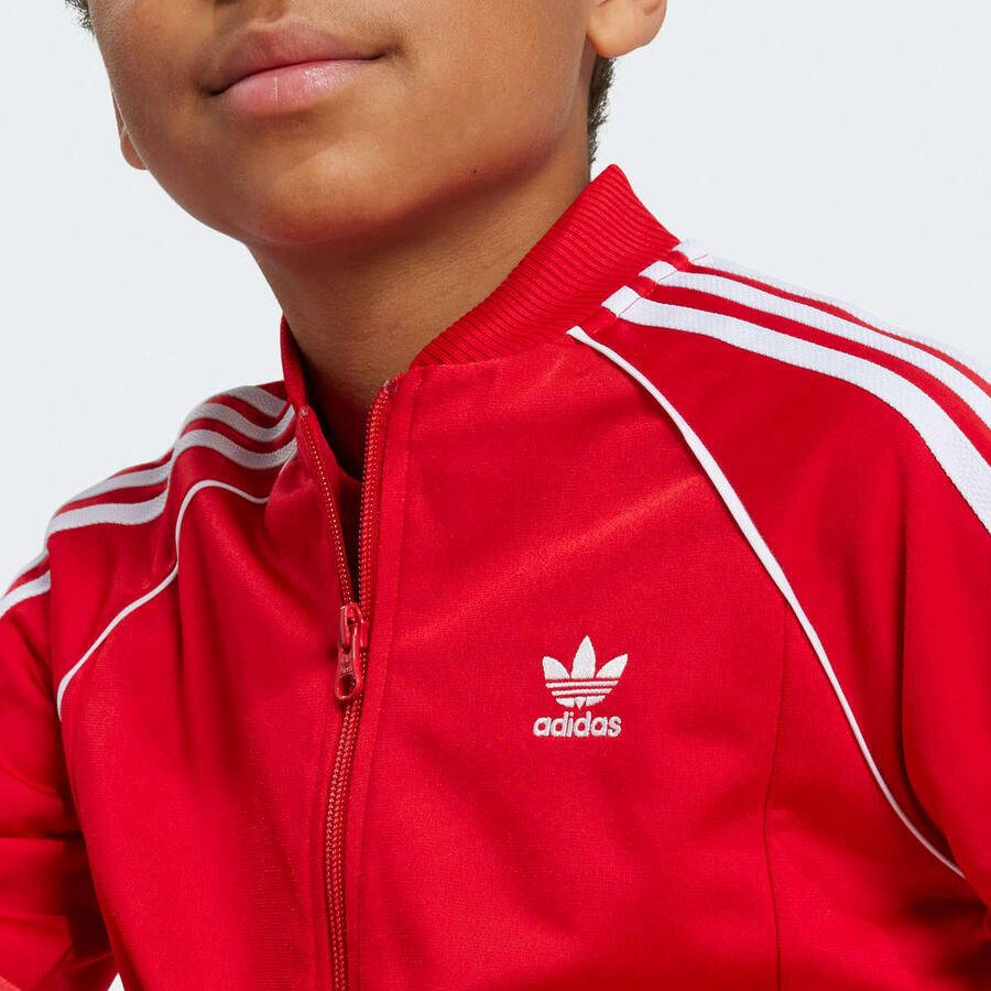 Adidas Originals Superstar trainingsjacke Unisex Trainingspakken rood Kleding