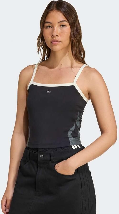 Adidas Originals Tanktop Vlammen Women Tops zwart Maat XS Kleding - Foto 3