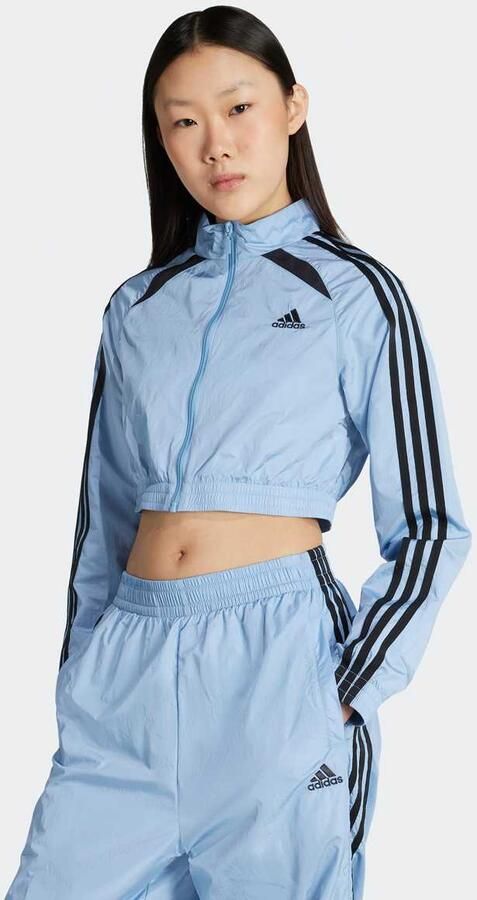Adidas Originals Teamgeist Adicolor Cropped Track Top Wo Trainingspakken blauw Maat XS Kleding - Foto 3