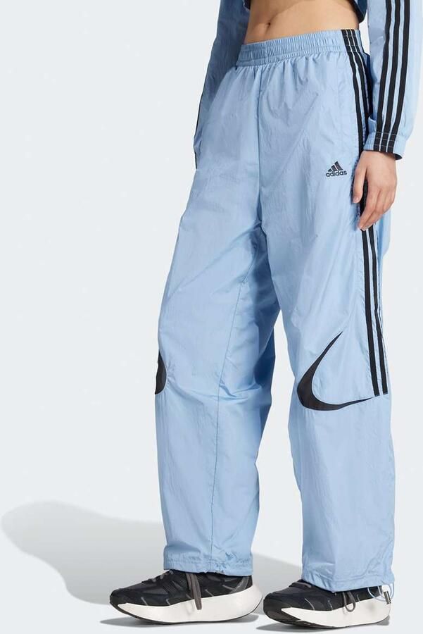 Adidas Originals Teamgeist Adicolor Oversized Track Pants Women Trainingsbroeken blauw Maat XS Kleding - Foto 4