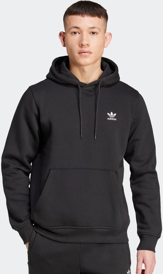 Adidas Originals Trefoil Essentials Hoodie men Hoodies & Sweaters zwart Maat L Kleding - Foto 3