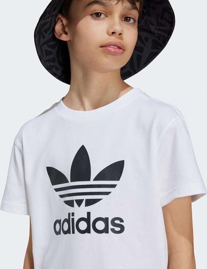 Adidas Originals Trefoil T-shirt T-Shirts in wit formaten: 152 - Foto 5
