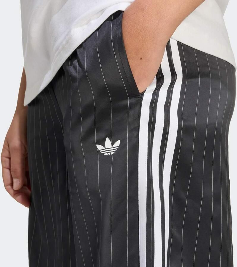 Adidas Originals Wide-Leg Broek met 3 Strepen Women Trainingsbroeken zwart Maat L Kleding - Foto 2