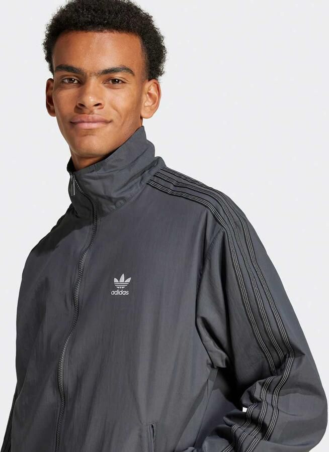 Adidas Originals Woven Firebird Trainingsjack Men Trainingspakken grijs Maat XL Kleding