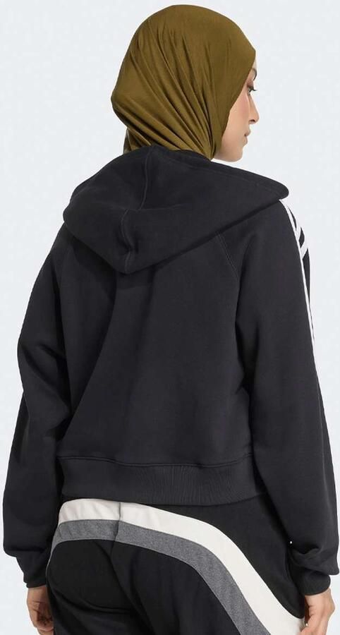 Adidas Originals Zip Hoodie Wo Hoodies & Sweaters zwart Maat XS Kleding - Foto 2