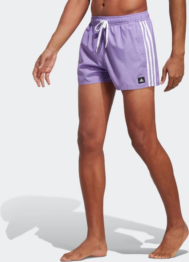 Adidas Originals 3-stripes Zwemshort Sportshorts Kleding violet fusion white maat: M beschikbare maaten:S M