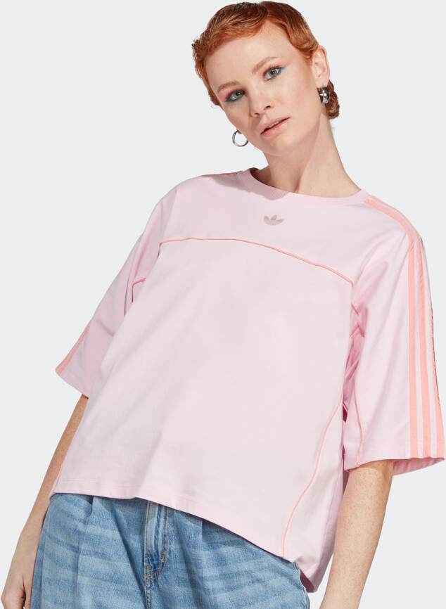 adidas Originals 96y2k T-shirt T-shirts Kleding clear pink maat: XS beschikbare maaten:XS