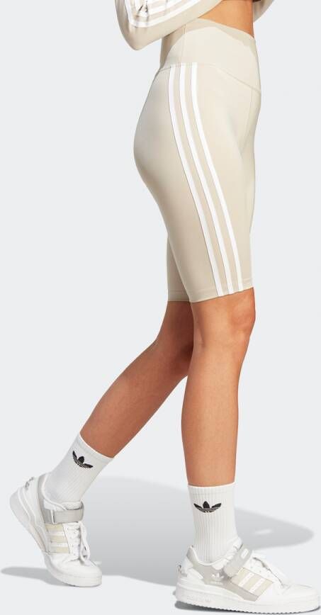 Adidas Originals Adicolor 3-streifen Short Tight Sportshorts Kleding wonder beige maat: L beschikbare maaten:XS S M L