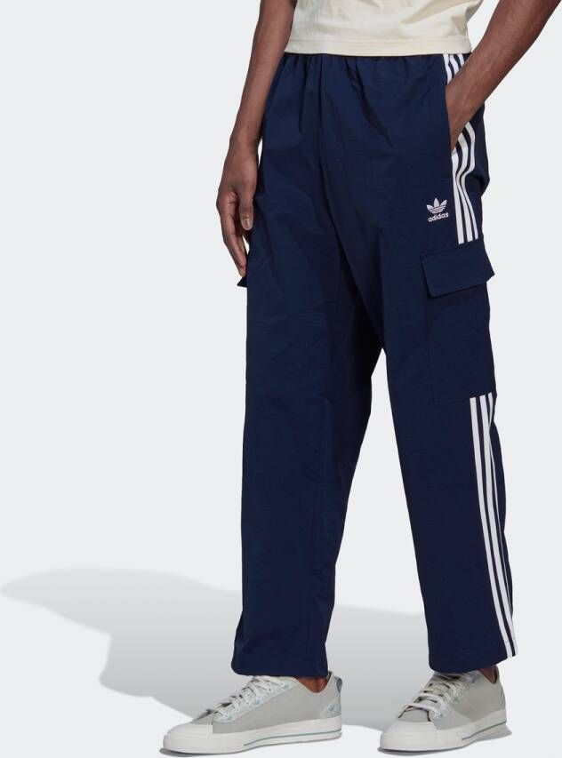 Adidas Originals Adicolor 3-stripes Cargo Trainingshose Trainingsbroeken Kleding night indigo maat: L beschikbare maaten:XS L