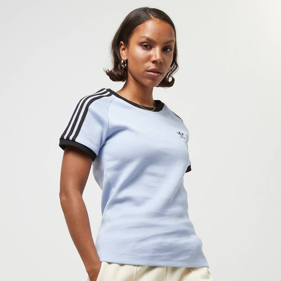 adidas Originals Adicolor 3-stripes Summer T-shirt T-shirts Kleding blue dawn maat: XS beschikbare maaten:XS