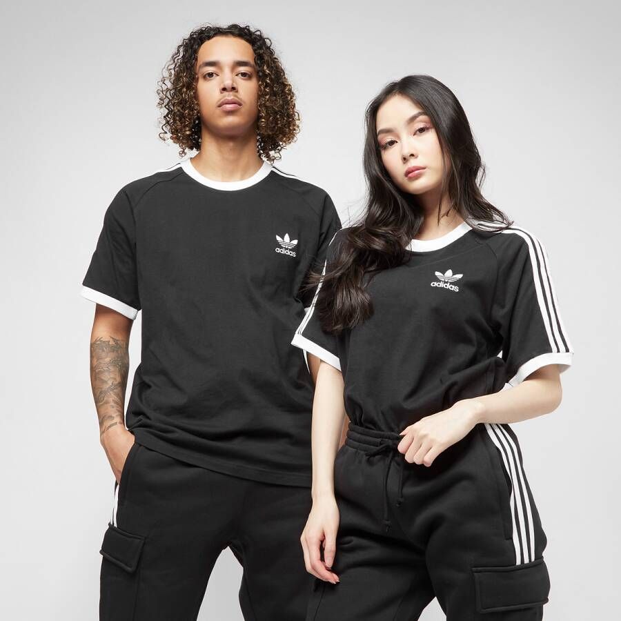 adidas Originals Adicolor 3-stripes T-shirt T-shirts Kleding black maat: M beschikbare maaten:S M L XL XXL