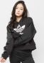 Adidas Originals Dames sweatshirt adicolor split trafoil hoodie hc7050 36 Zwart Dames - Thumbnail 2