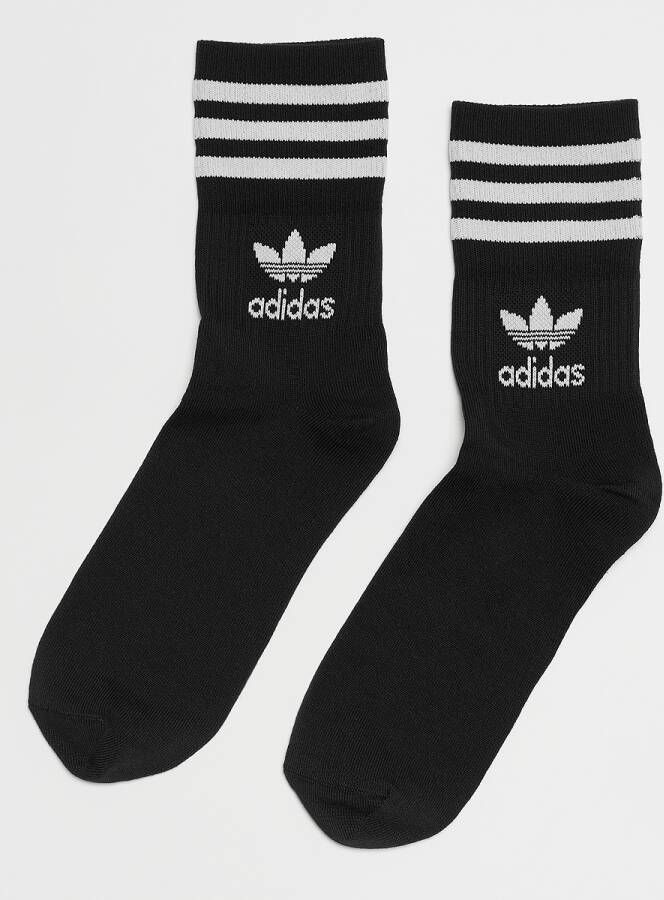 Adidas Originals Adicolor Crew Sokken (3 Pack) Lang Kleding black white maat: 35-38 beschikbare maaten:39-42 43-46 35-38