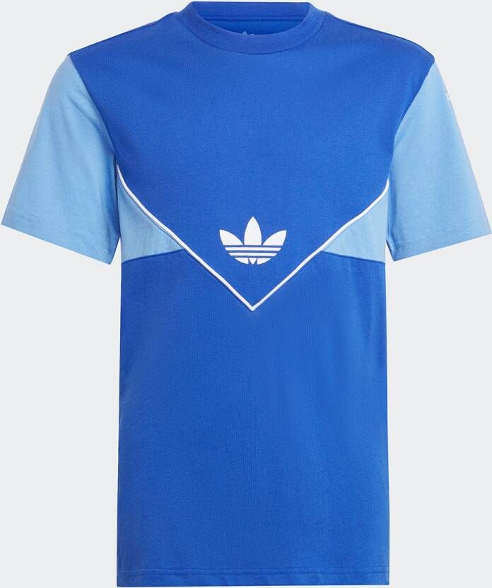 Adidas Originals Adicolor Next T-shirt T-shirts Kleding semi lucid blue blue fusion maat: 140 beschikbare maaten:140 152 164 176