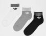 Adidas Originals Adicolor Trefoil Ankle Sokken (3 Pack) Middellang Kleding white medium grey heather black maat: 43-46 beschikbare maaten:35-38 - Thumbnail 3