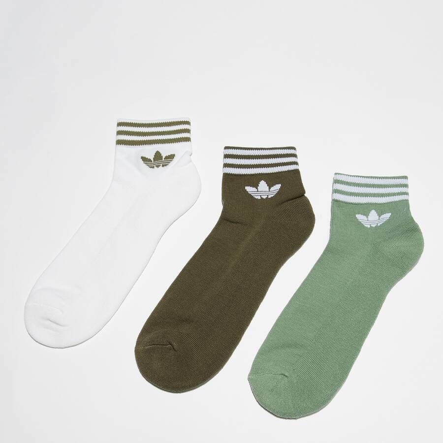 Adidas Originals adicolor Trefoil Ankle Sokken (3 Paar)