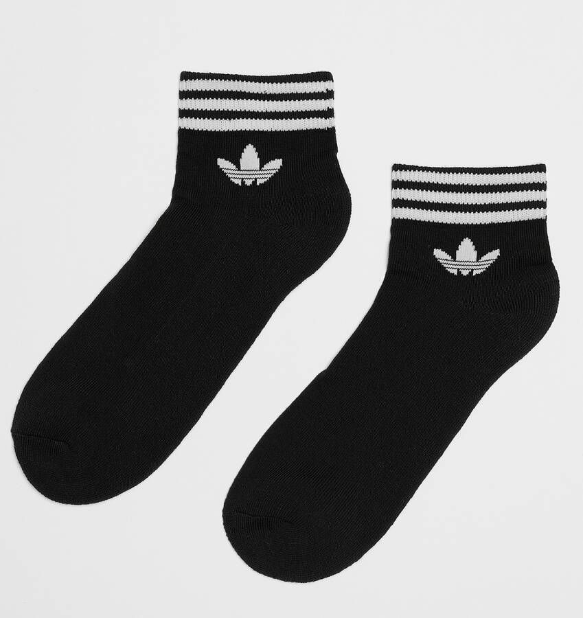 adidas Originals Adicolor Trefoil Ankle Sokken (3 Pack) Middellang Kleding black maat: 35-38 beschikbare maaten:35-38 39-42 43-46