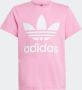 Adidas Originals Adicolor Trefoil T-shirt T-shirts Kleding pink white maat: 164 beschikbare maaten:140 152 164 170 - Thumbnail 2