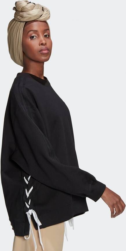 adidas Originals Always Original Laced Sweatshirt Sweaters Kleding black maat: XS beschikbare maaten:XS