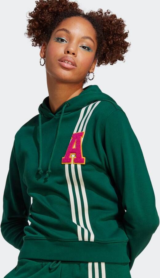 Adidas Originals Anti University Hoodie Hoodies Kleding dark green maat: XS beschikbare maaten:XS