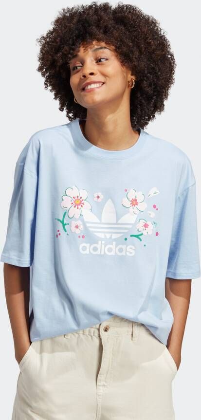 Adidas Originals Cherry Blossom T-shirt T-shirts Kleding lila maat: XS beschikbare maaten:XS