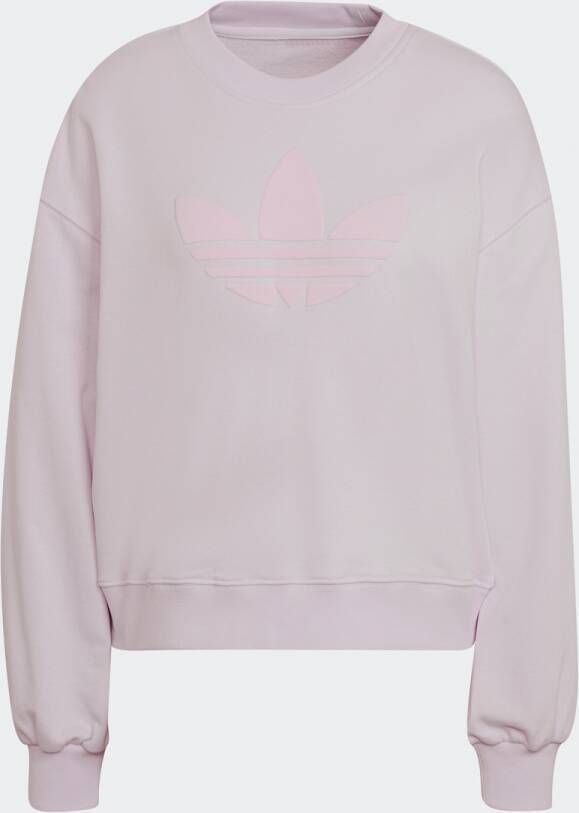 Adidas Originals Hu1604 vrouwen; sweatshirt Roze Dames