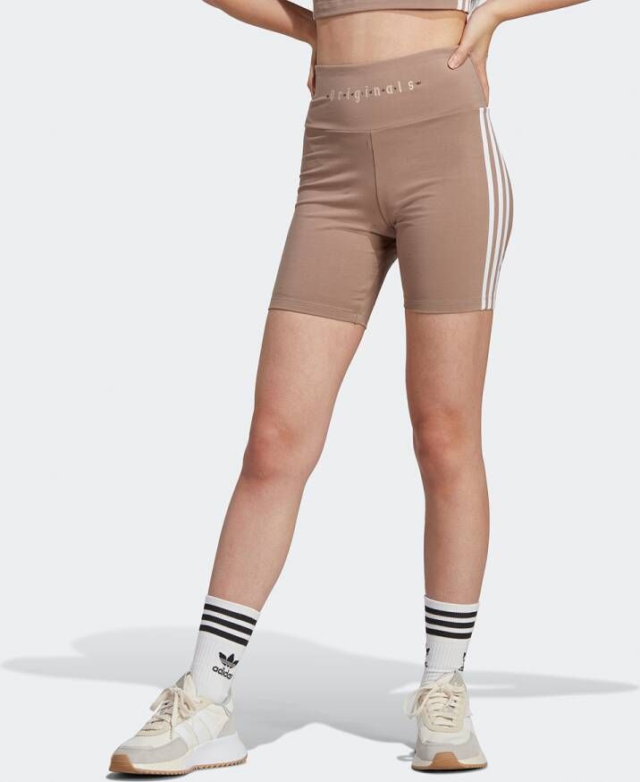 adidas Originals Gothcore Cycling Shorts Sportshorts Kleding chalky brown maat: XS beschikbare maaten:XS L