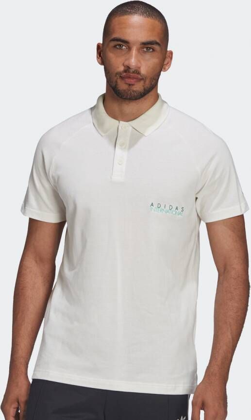 Adidas Originals Graphics Poloshirt Polo's Kleding off white maat: M beschikbare maaten:S M
