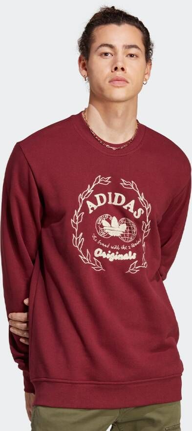 adidas Originals Graphics Archive Sweatshirt Sweaters Kleding shadow red maat: S beschikbare maaten:S