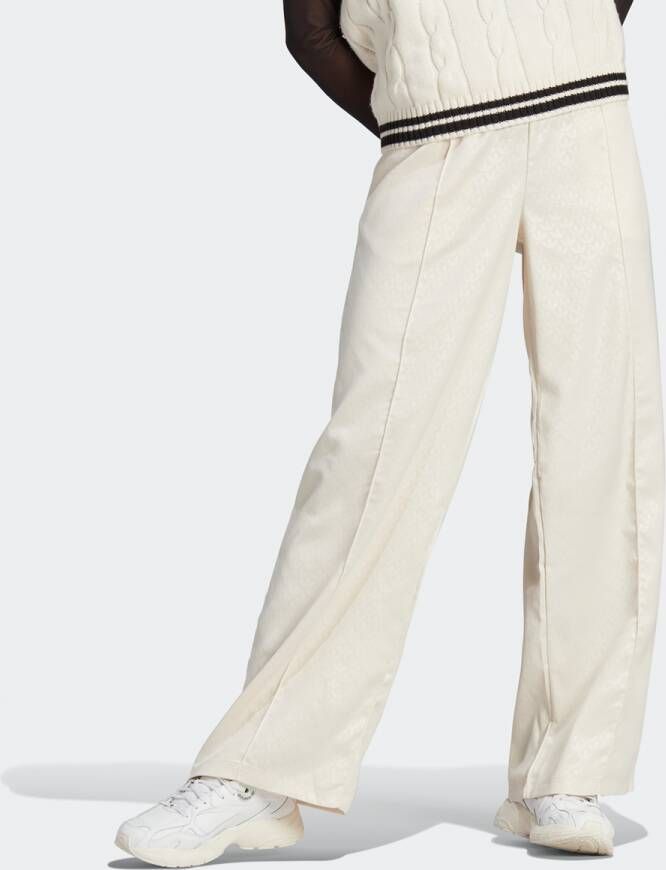 Adidas Originals Monogram Satin Hose Trainingsbroeken Kleding wonder white maat: XS beschikbare maaten:XS S M L