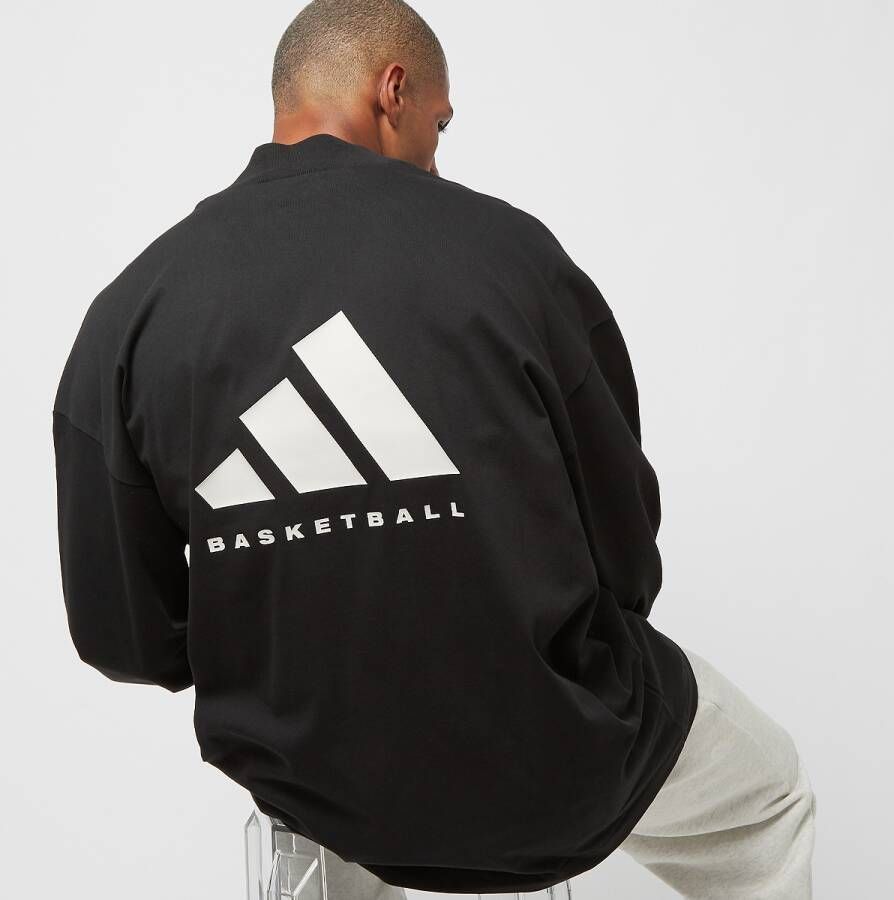 Adidas Originals One Bb L s Tee Longsleeves Kleding Black maat: S beschikbare maaten:S L XL