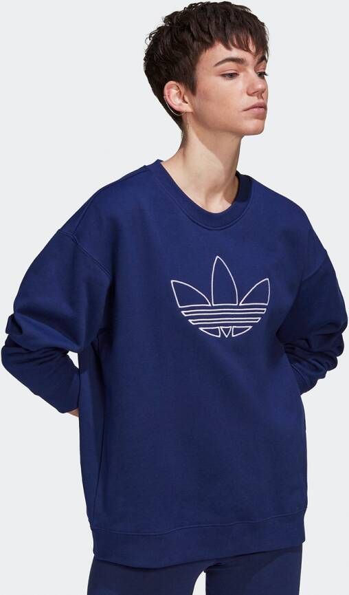 Adidas Originals Oversized Sweatshirt Sweaters Kleding night sky maat: XS beschikbare maaten:XS