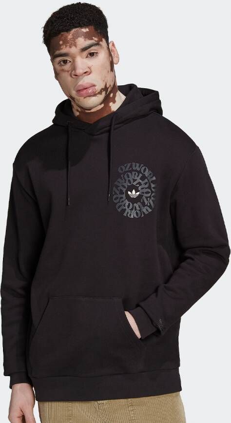 Adidas Originals Hoodie met kangoeroezak model 'OZWORLD HOODIE'