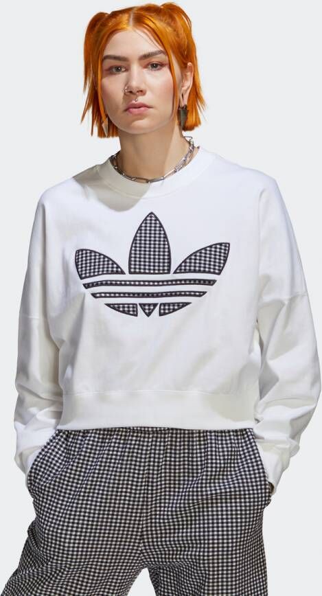 adidas Originals Pavement Surfing Oversized Sweatshirt Sweaters Kleding white maat: XS beschikbare maaten:XS