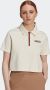 Adidas Originals Resort Cropped Zip Polohemd Polo's Kleding non-dyed maat: L beschikbare maaten:L - Thumbnail 2