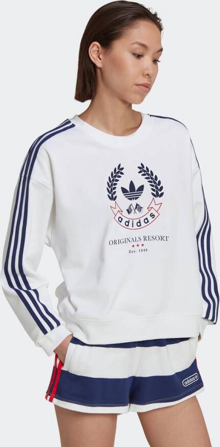 Adidas Originals Oversized sweatshirt met labeldetails